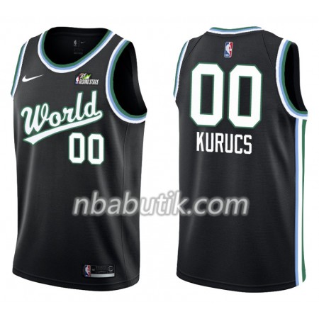 NBA Mænd Trøje Brooklyn Nets Rodions Kurucs 00 Nike 2019 Rising Star Swingman
